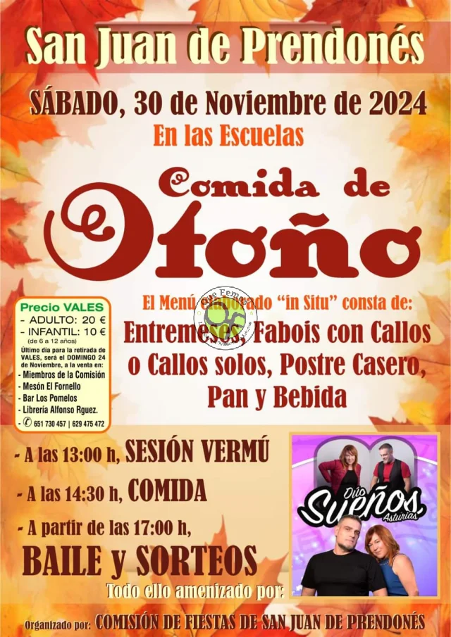 Comida de Otoño en San Juan de Prendonés 2024