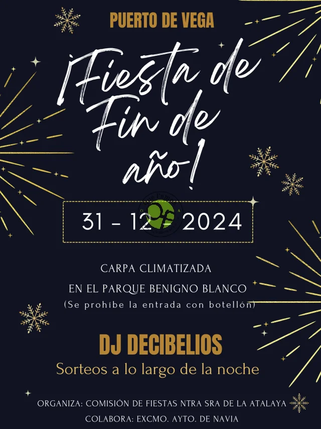 Fiesta de Fin de Año 2024 en Puerto de Vega