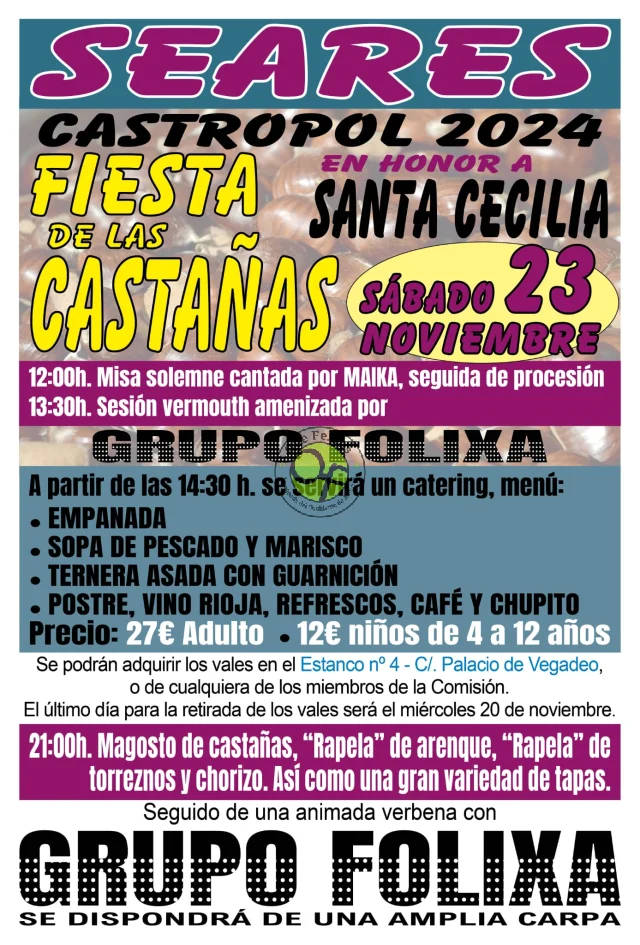 Fiesta de las Castañas 2024 en Seares