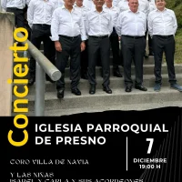 Concierto del Coro Villa de Navia en la iglesia de Presno