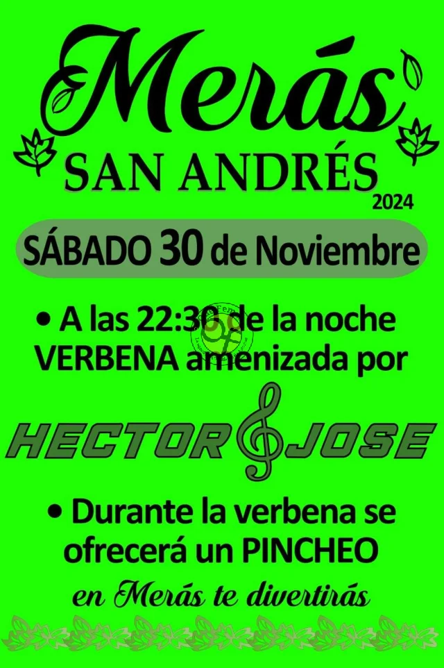 Fiestas de San Andrés 2024 en Merás