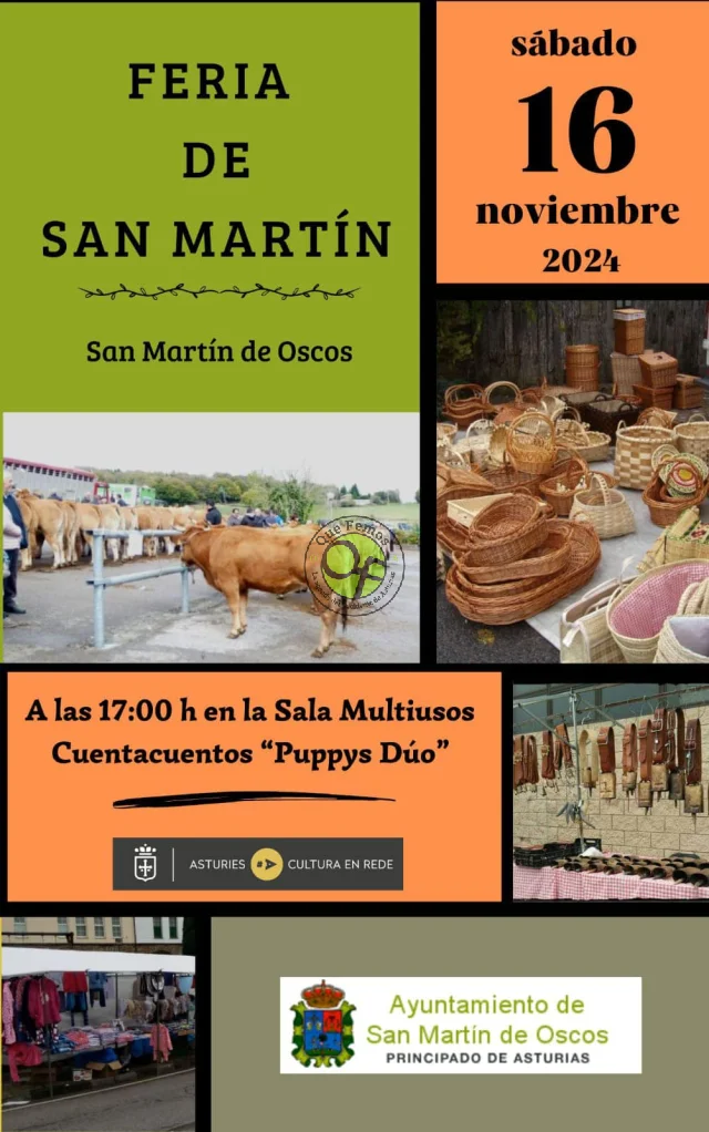 Feria de San Martín 2024 en San Martín de Oscos