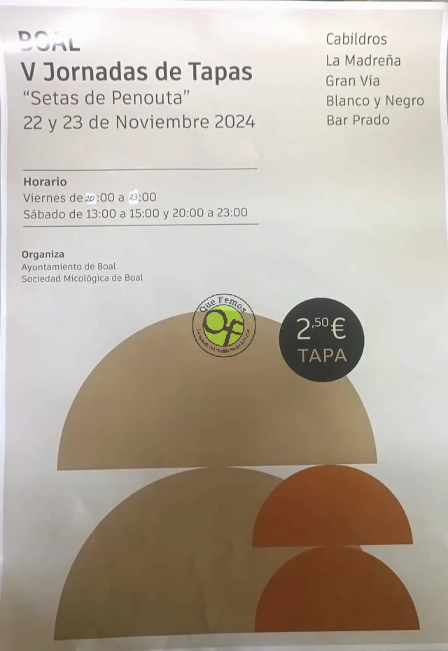 V Jornadas de Tapas 