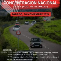 Concentración Nacional de Renault 5 en Salas 2024