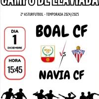 El Boal C.F. recibe en casa al Navia C.F.