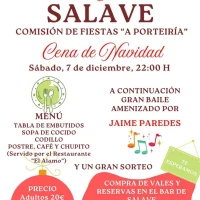 Cena-baile de Navidad en Salave