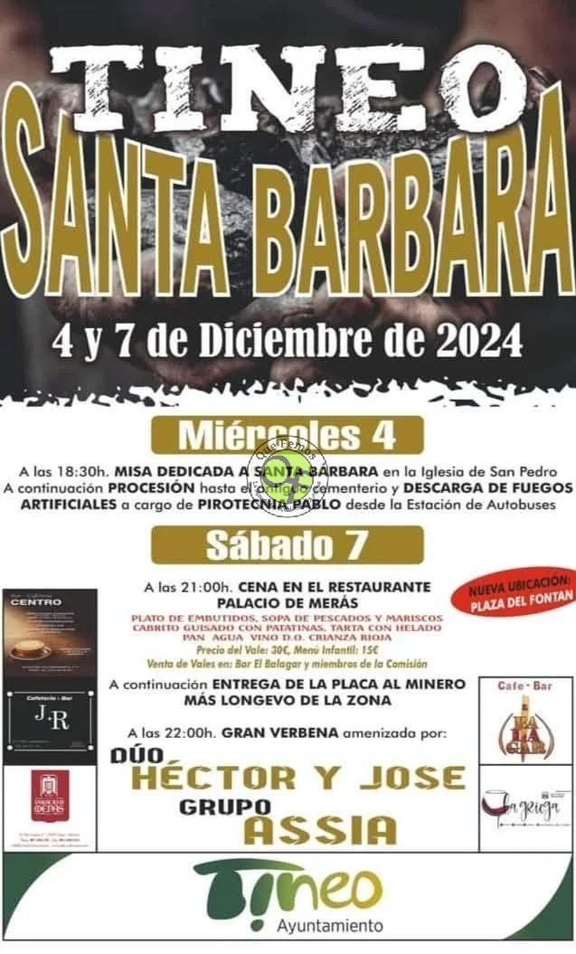 Fiestas de Santa Bárbara 2024 en Tineo