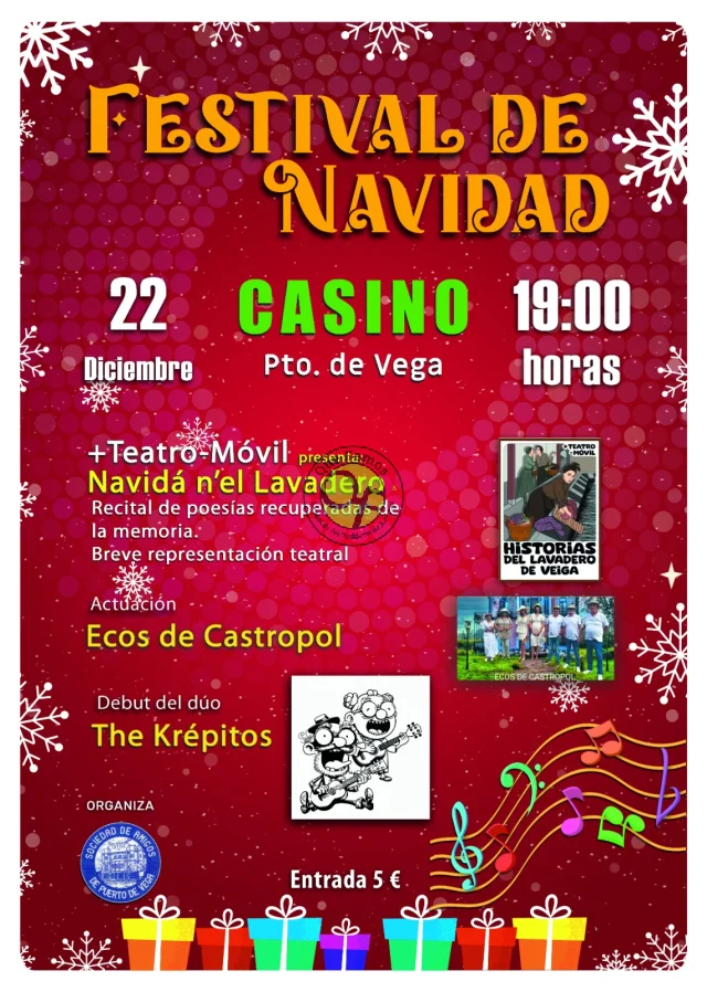 Festival de Navidad en Puerto de Vega