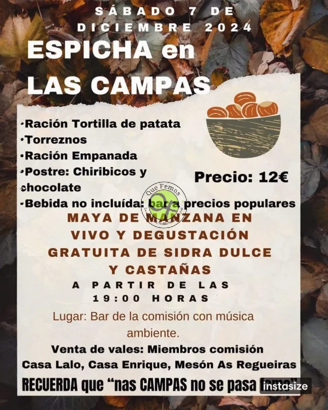 Espicha en Las Campas