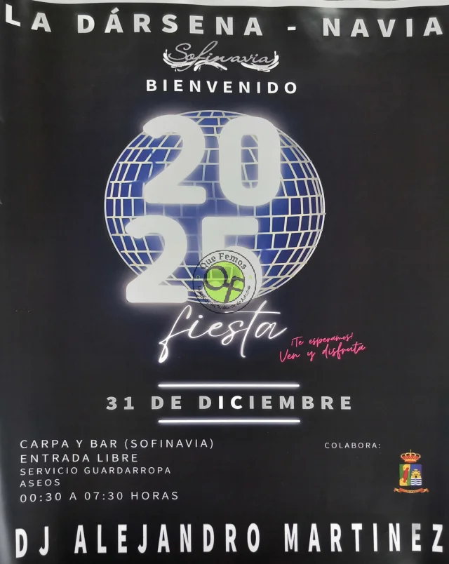 Fiesta de Nochevieja 2024 en Navia