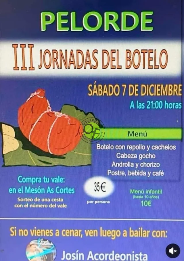 III Jornadas del Botelo en Pelorde