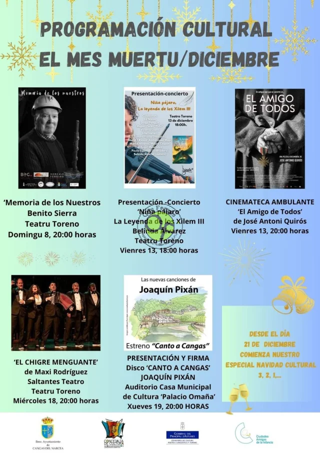 Diciembre cultural en Cangas del Narcea