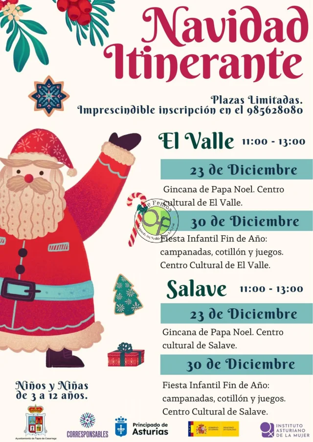 Navidad itinerante en el concejo de Tapia