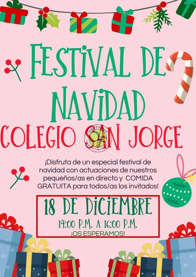 Festival de Navidad en el Colegio San Jorge de Ibias