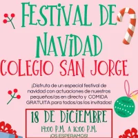 Festival de Navidad en el Colegio San Jorge de Ibias