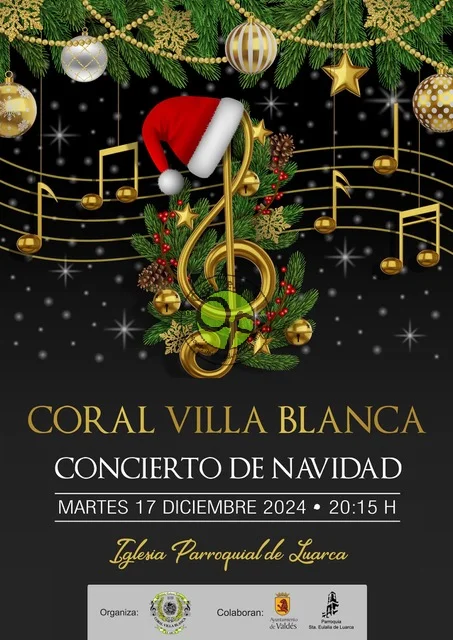 La Coral Villa Blanca protagoniza el Concierto de Navidad 2024 en Luarca