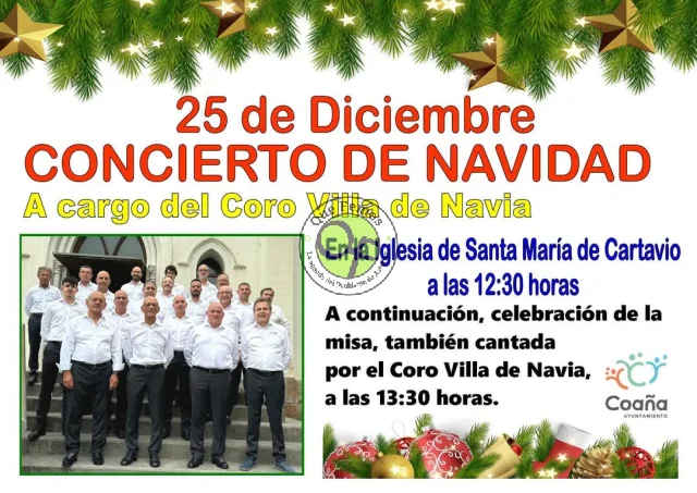 Concierto de Navidad en la iglesia de Santa María de Cartavio