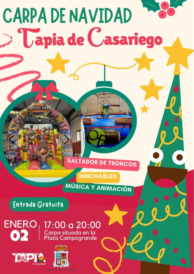 Jornada de juegos infantiles navideños en Tapia de Casariego