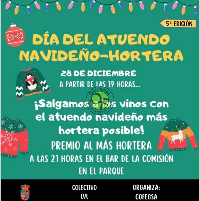 Día del Atuendo Navideño-Hortera 2024 en Grandas