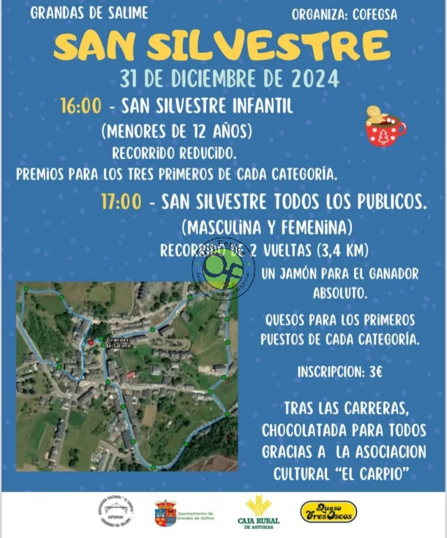 San Silvestre 2024 en Grandas de Salime