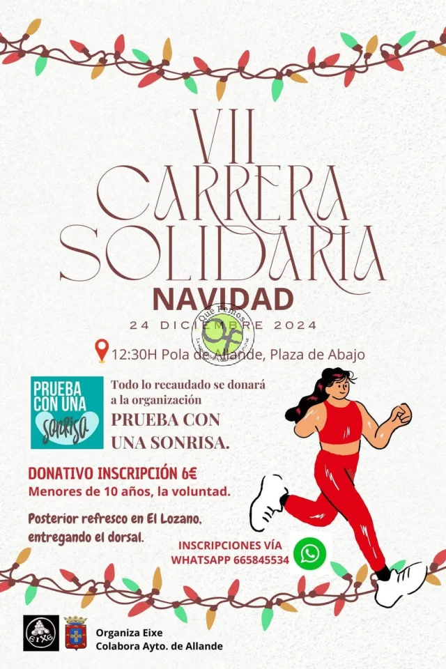 VII Carrera Solidaria de Navidad 2024 en Allande