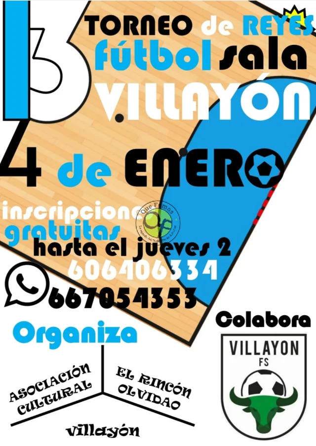 Torneo de Reyes de Fútbol Sala 2025 en Villayón