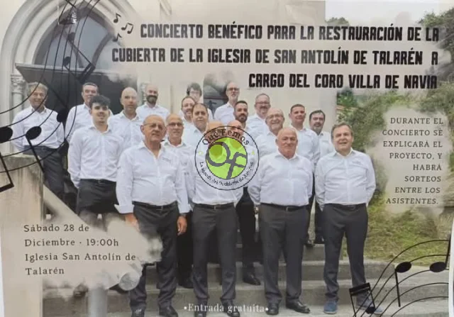 Concierto benéfico por la iglesia de San Antolín de Talarén