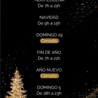 Horarios de Navidad del Gran Vía de Boal