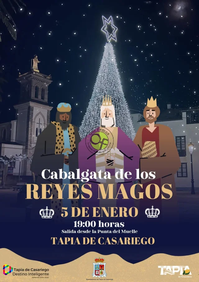 Cabalgata de los Reyes Magos 2025 en Tapia de Casariego