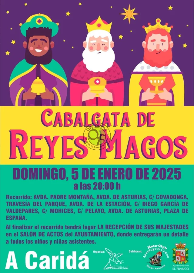 Cabalgata de Reyes 2025 en A Caridá