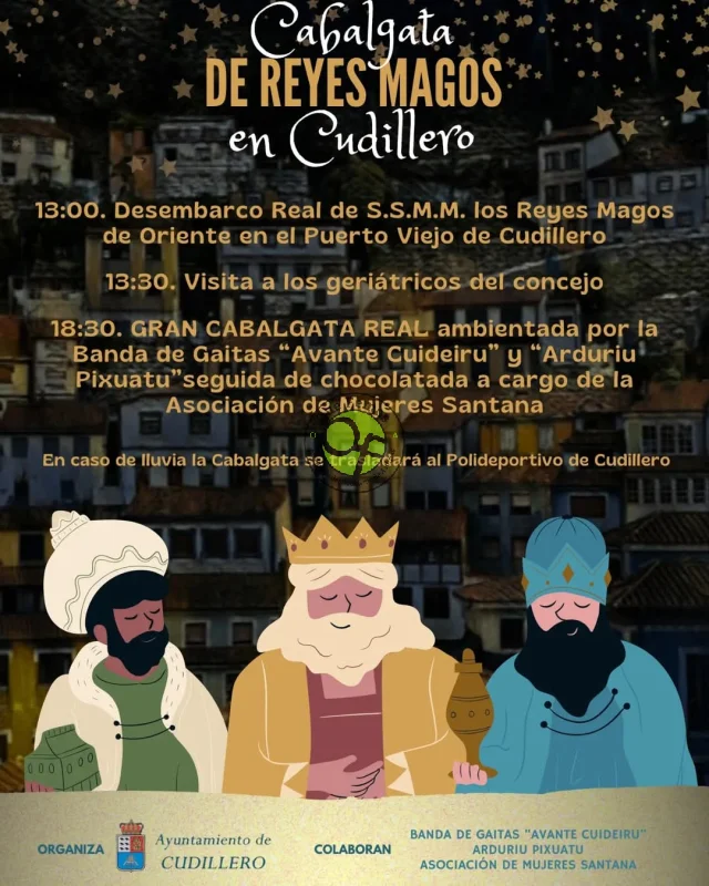 Cabalgata de Reyes 2025 en Cudillero