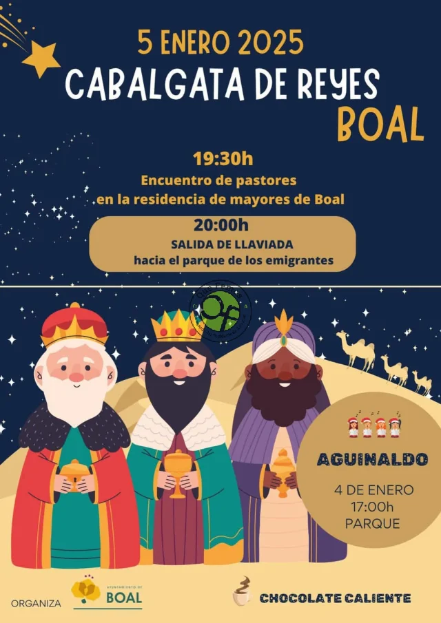 Cabalgata de Reyes 2025 en Boal