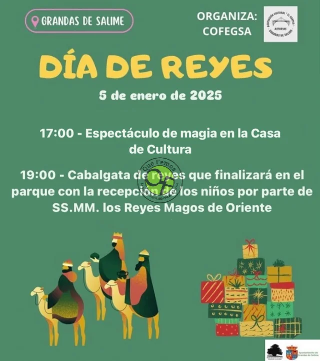 Cabalgata de Reyes 2025 en Grandas de Salime