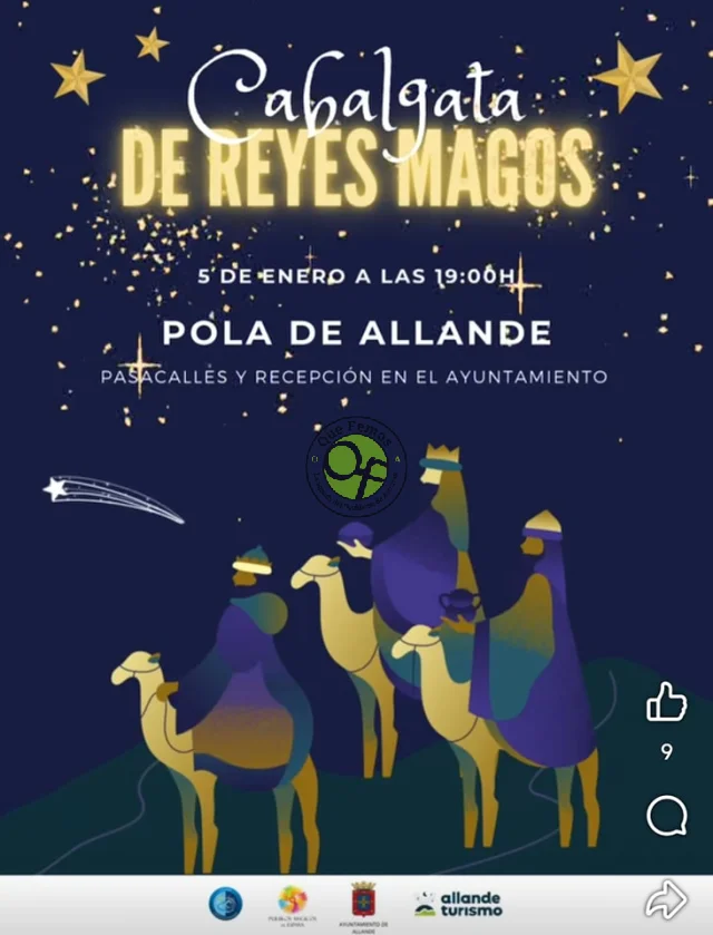 Cabalgata de Reyes 2025 en Pola de Allande