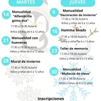 Actividades infantiles en Tapia en enero de 2025