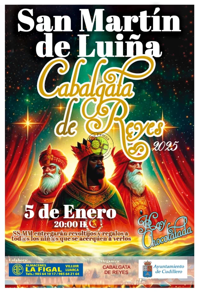 Cabalgata de Reyes 2025 en San Martín de Luiña