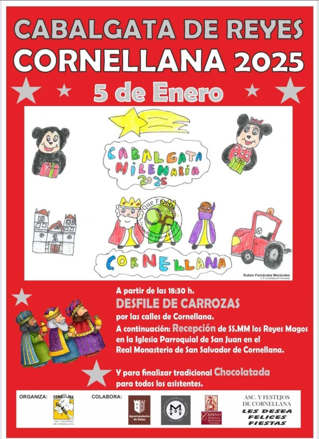 Cabalgata de Reyes 2025 en Cornellana