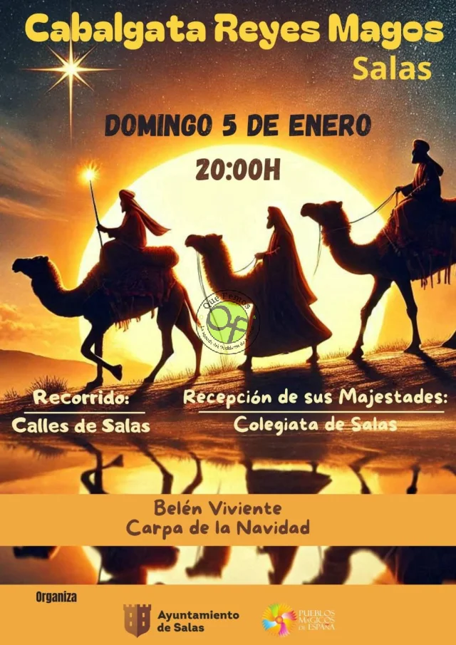 Cabalgata de Reyes 2025 en Salas