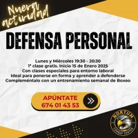 Curso de Defensa Personal en Nortum Combat Center y mucho más