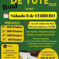 II Maratón de Tute 2025 en Boal