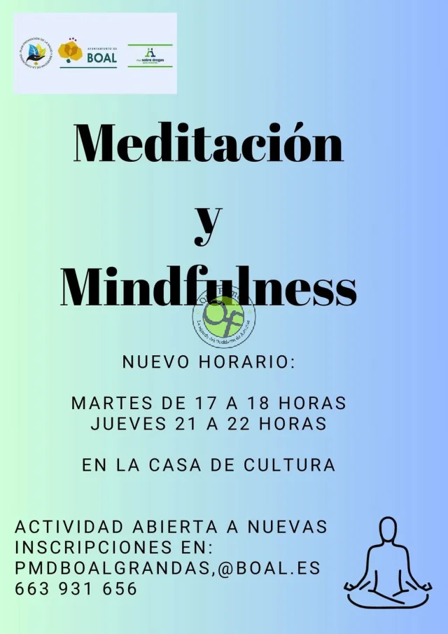  Taller de meditación y mindfulness de Boal 