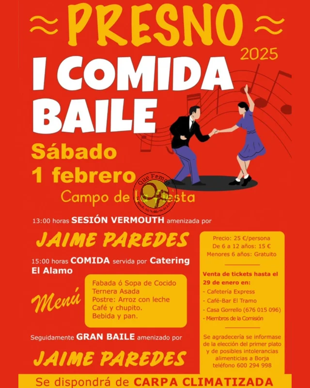 I Comida baile en Presno