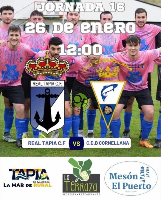 El Real Tapia C.F. recibe al C.D.B. Cornellana