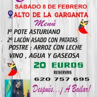 Cena-baile en el Alto de la Garganta