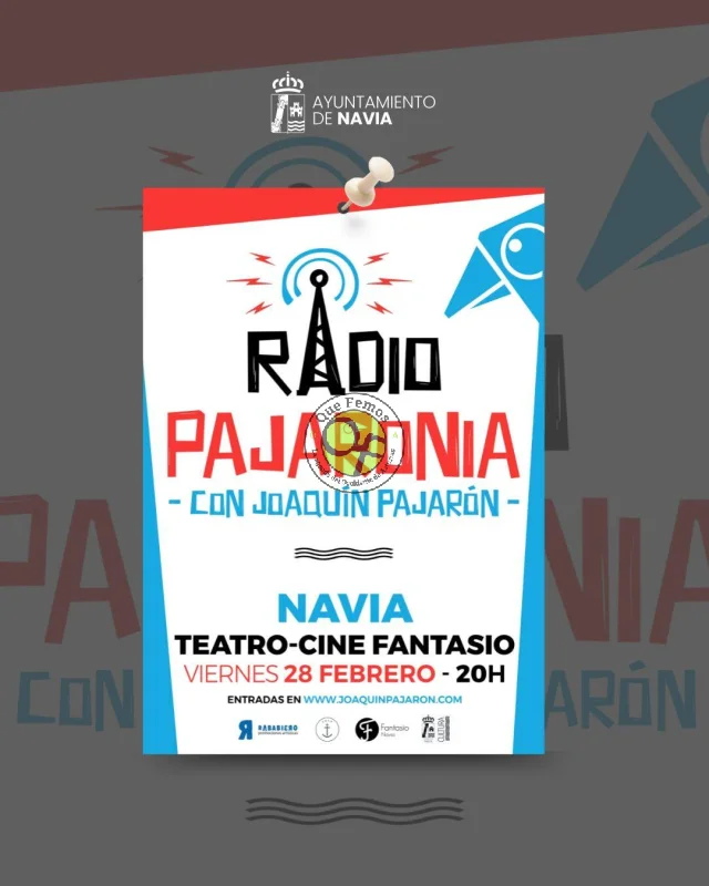 Navia sintoniza con Radio Pajaronia