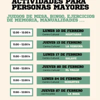 Tapia acoge entretenidas mañanas de ocio para personas mayores