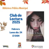 El Club de Lectura de Tapia se reunirá en torno a la novela 