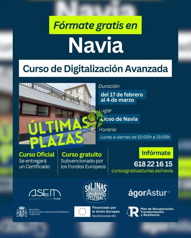 Curso de digitalización avanzada en Navia