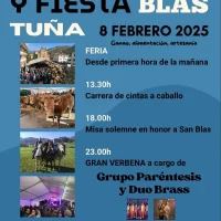 Feria y Fiesta de San Blas 2025 en Tuña