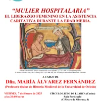 Mulier hospitalaria: conferencia de María Álvarez Fernández en Luarca